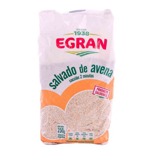 Salvado De Avena Egran 250 Gr