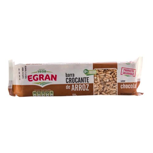 Crocante Inflado Con Chocolate Egran 60 Gr