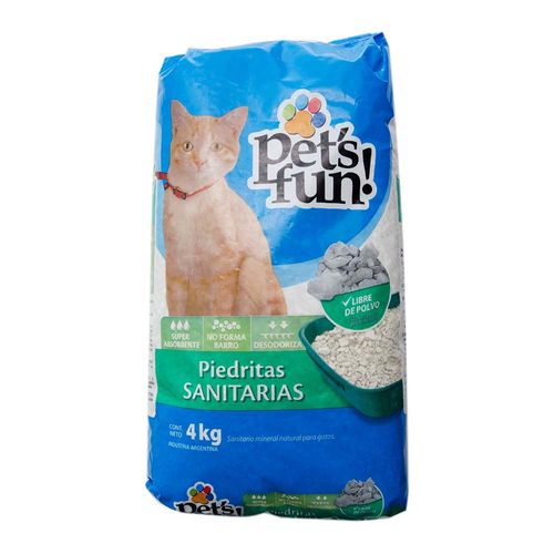 Sanitario Mineral Para Gatos 4 Kg