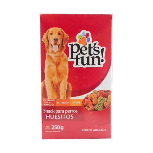 Snacks Para Perros Huesitos Pet S Fun 250 Gr