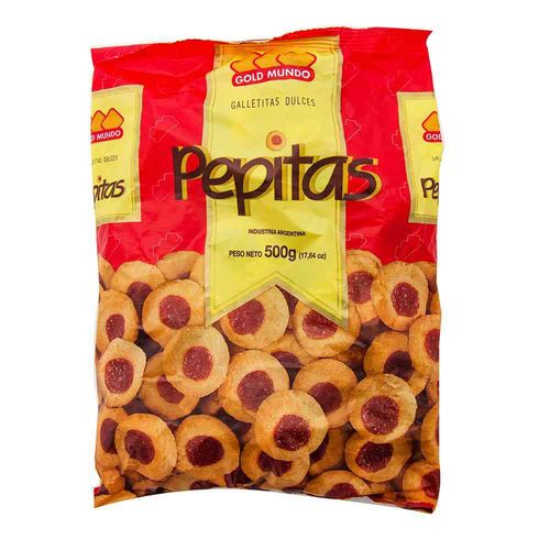 Galletitas Pepitas Gold Mundo 500 Gr