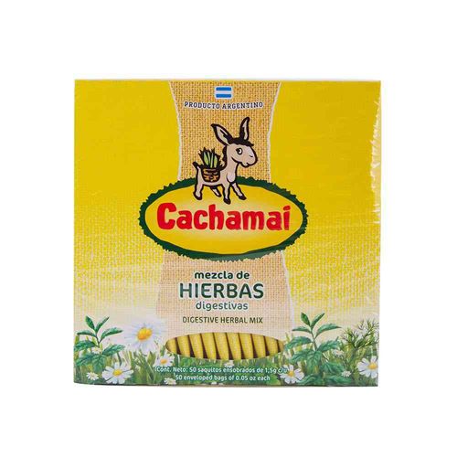 Té Cachamai Saquitos Digestivo Amarillo 75 Gr