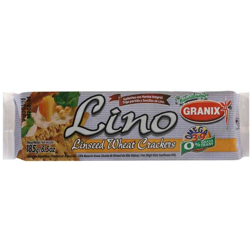 Galletitas Crackers Granix Lino 185 Gr