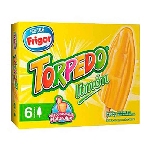 Helado Torpedo Frigor Limón 315 Gr