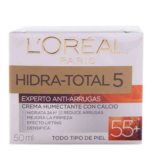Crema Experto Antiarrugas Hidra Total 5 X 50 Ml Lóréal Paris
