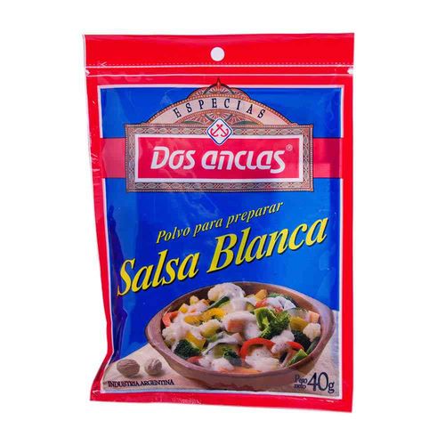 Salsa Blanca Dos Anclas En Polvo 40 Gr