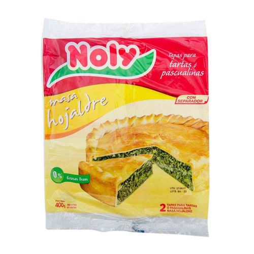 Tapa Pascualina Doña Noly Hojaldre 400g