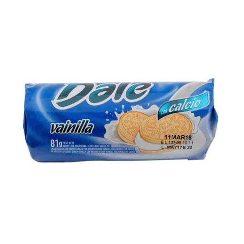 Galletitas Dale Vainilla 81 Gr