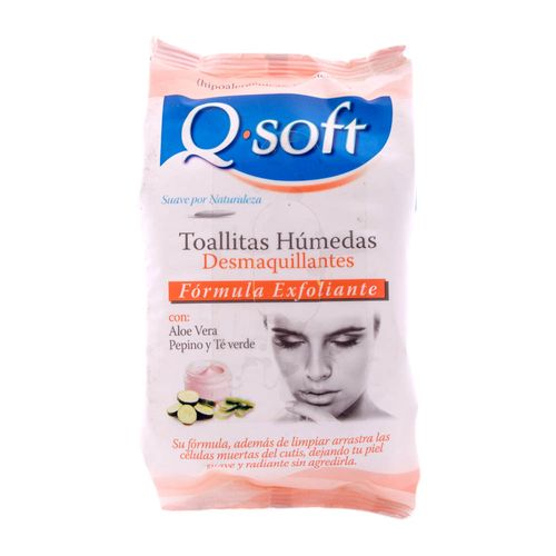 Toallitas Desmaquillantes Exfoliante 25 Un Qsoft