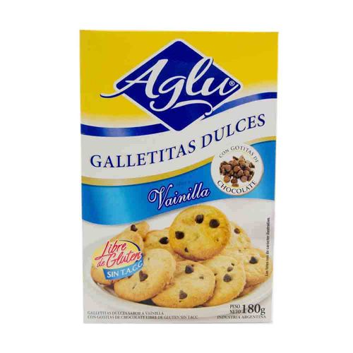 Galletitas Aglu Dulces Vainilla 180 Gr