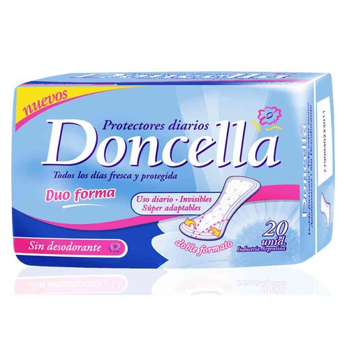 Protector Diario Doncella Duo Forma 20u