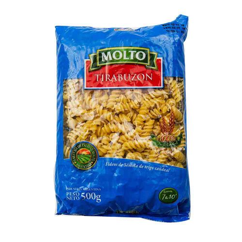 Fideos Tirabuzon Molto 500 Gr