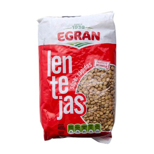 Lentejas Egran 400 Gr