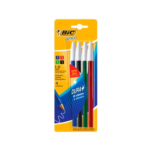 Boligrafo Opaco X 4 Bic