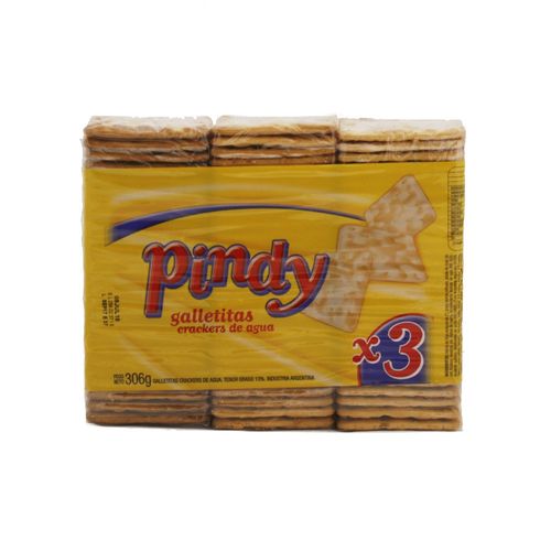 Galletitas De Agua Pindy 306 Gr