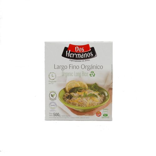 Arroz Dos Hermanos Orgánico Caja 500 Gr