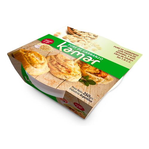 Hummus Kamar Sésamo Y Ajo X 250 Gr
