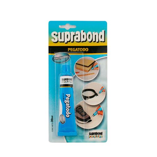 Adhesivo De Contacto Transparente Suprabond 30 Cc