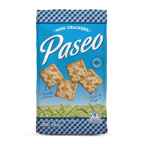 Galletitas De Agua Paseo Crackers 300 Gr