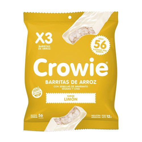 Barrita De Arroz Limón 3 Un Crowie