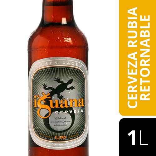 Cerveza Iguana Pilsener 1lt Ret