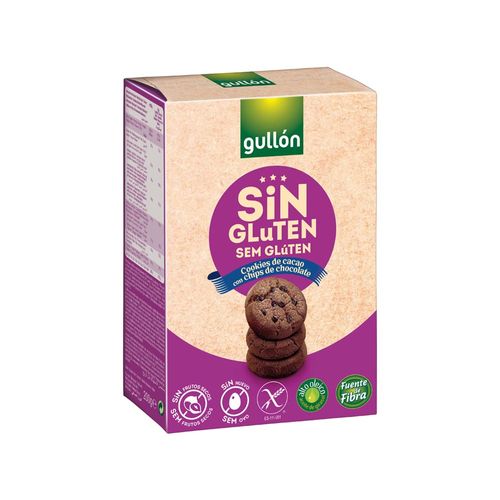 Galletas Chocolate Mini Chips Sin Gluten 200 Gr Gullon