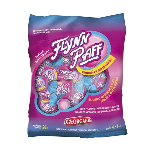 Caramelos Tutti Frutti Flynn Paff 128 Gr