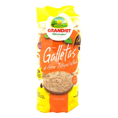 Discos De Arroz Con Sal 100 Gr Grandiet