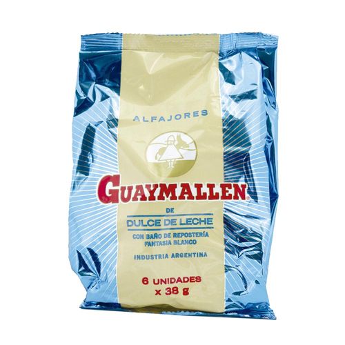 Alfajor Blanco Guaymallen 6 U