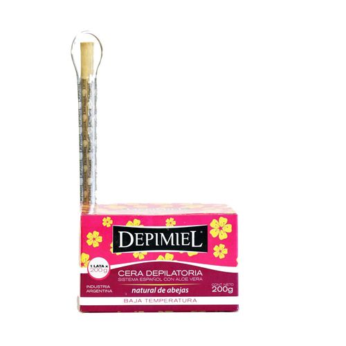 Cera Depilatoria Depimiel Natural 200 Gr.