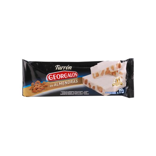 Turron Georgalos De Almendras Soft Clase "b" Paquete 90 Gr