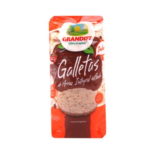 Discos De Arroz Dulce 100 Gr Grandiet