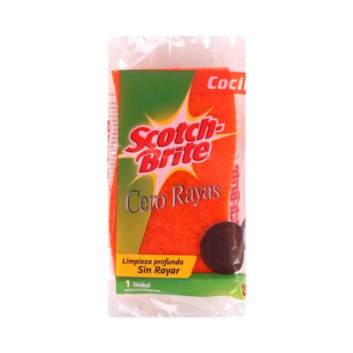 Esponja Scotch Brite Cero Raya Naranja