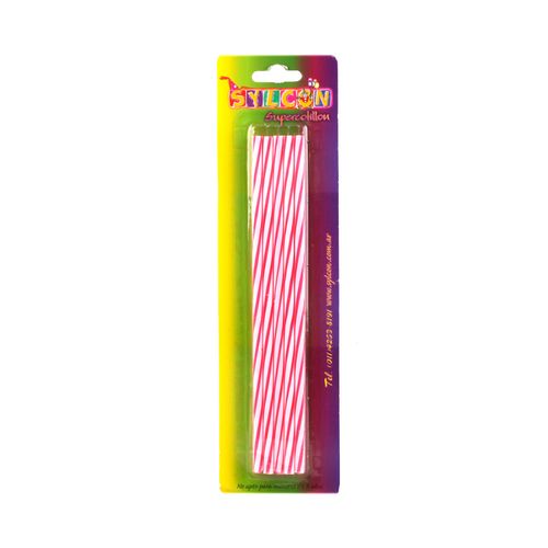 Velas Cotillón Sylcon Larga Bicolor Bsa 5 Un  5 Un