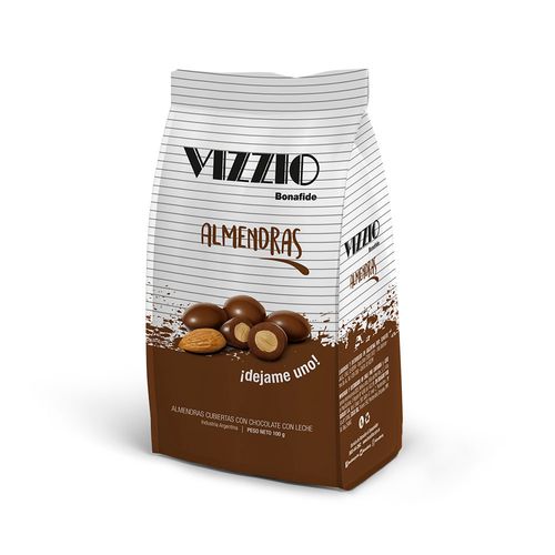 Almendras Vizzio Con Chocolate 80 Gr