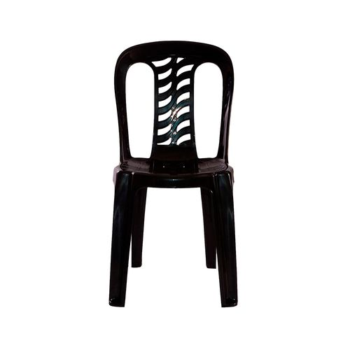 Silla Plastica Garden Life Bistro Respaldo Alto Negro