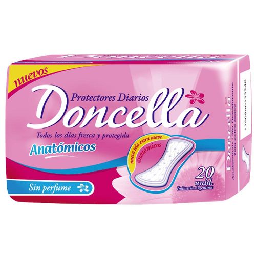 Protectores Diarios Sin Desodorante 20 Un Doncella