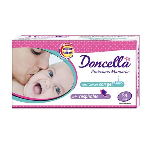 Protectores Mamarios Doncella Con Gel 24 U