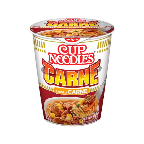 Sopa Cup Noodles Carne  69 Gr Nissin