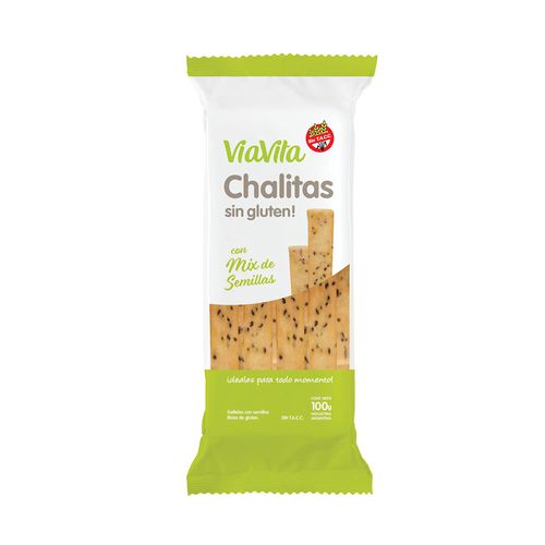 Chalitas Con Semillas Sin Tacc 100 Gr Viavita