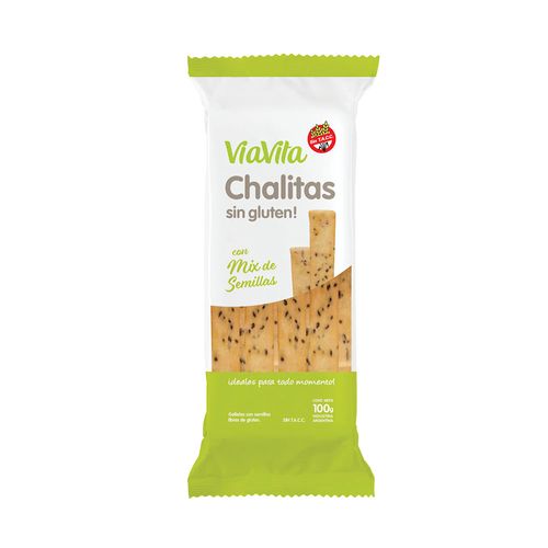 Chalitas Via Vita Con Semillas Sin Tacc 100 Gr