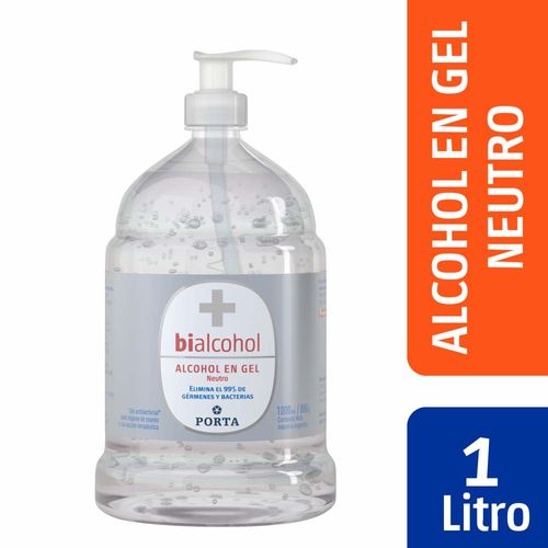 Alcohol En Gel Bialcohol Neutro 1000 Ml