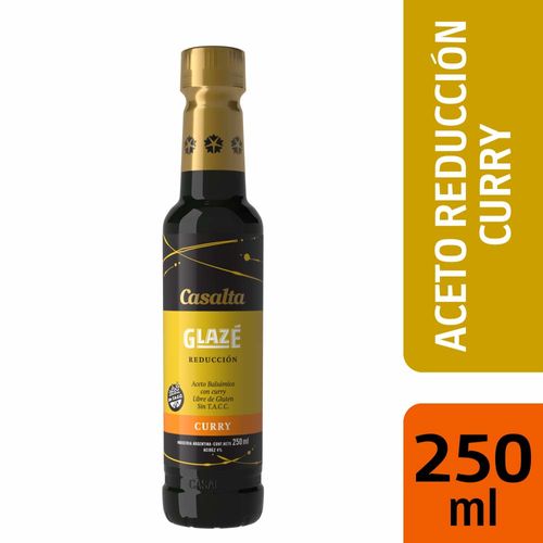 Aceto Balsámico Glaze Curry Casalta 250 Ml