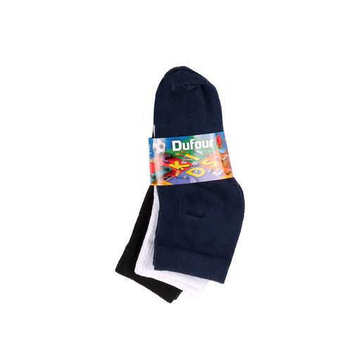 Medias Corta Niño T.4 - Algodon-2285,3 -pack  X 3 Un Dufour