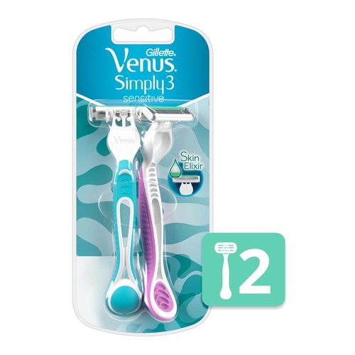 Maquina Venus Suave Sensitive 2u