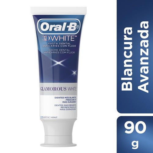 Crema Dental Oral-b 3d White Glam White 90 Gr