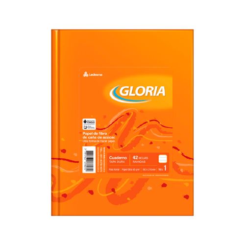 Cuaderno Rayado Tapa Dura 42 Hojas X 1 Un Ledesma