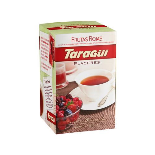 Té Taragui  Frutas Rojas 20 Saquitos