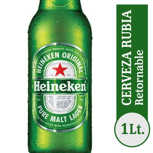 Cerveza Heineken Retornable 1lt