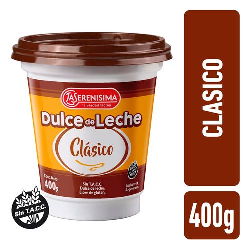 Dulce De Leche La Serenisima Clasico 400g